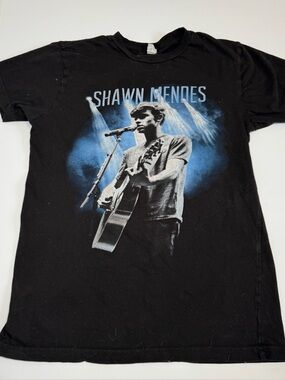 authentic Shawn Mendes 2015 North American Tour concert t-shirt small